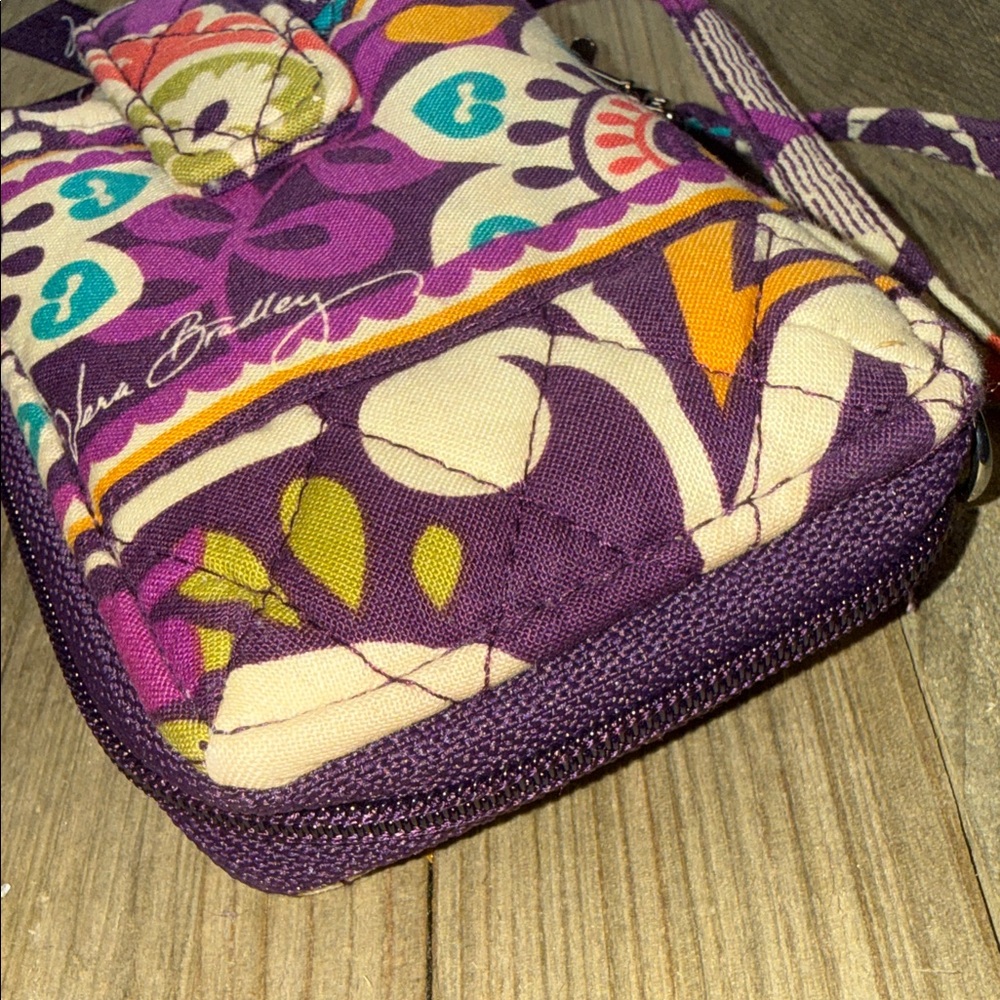 Vera Bradley Multicolor Patterned Zip Around Wris… - image 2
